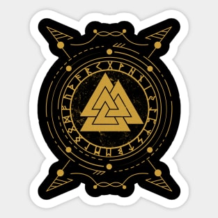 Valknut | Norse Pagan Symbol Sticker